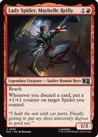 Commander: Marvel Super Heroes Lady Spider, Maybelle Reilly #695