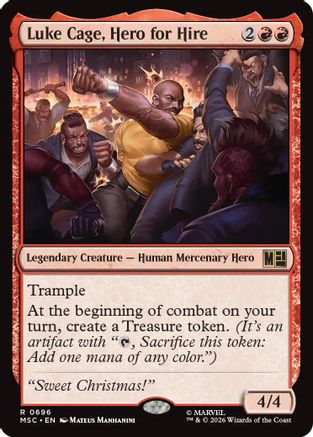 Commander: Marvel Super Heroes Luke Cage, Hero for Hire #696