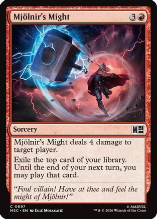 Commander: Marvel Super Heroes Mjollnir's Might #697