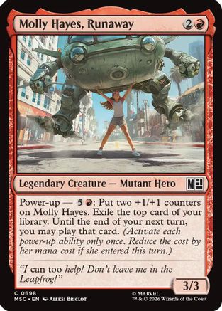 Commander: Marvel Super Heroes Molly Hayes, Runaway #698