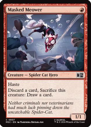 Commander: Marvel Super Heroes Masked Meower #807