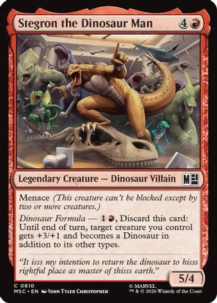 Commander: Marvel Super Heroes Stegron the Dinosaur Man #810