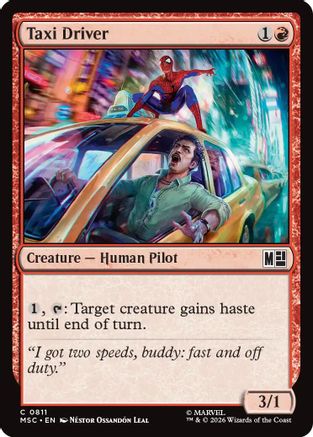 Commander: Marvel Super Heroes Taxi Driver #811