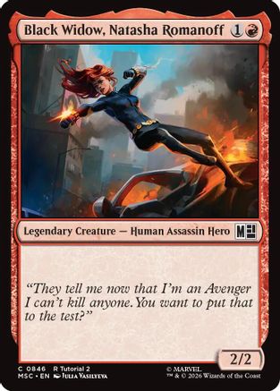 Commander: Marvel Super Heroes Black Widow, Natasha Romanoff (0846) #846