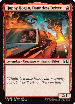 Commander: Marvel Super Heroes Happy Hogan, Dauntless Driver (0849) #849