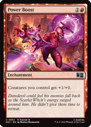 Commander: Marvel Super Heroes Power Boost (0852) #852