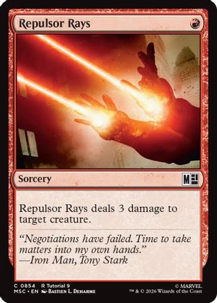 Commander: Marvel Super Heroes Repulsor Rays (0854) #854