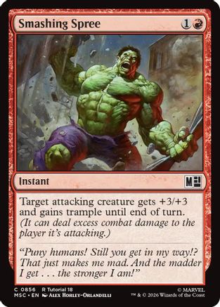 Commander: Marvel Super Heroes Smashing Spree (0856) #856