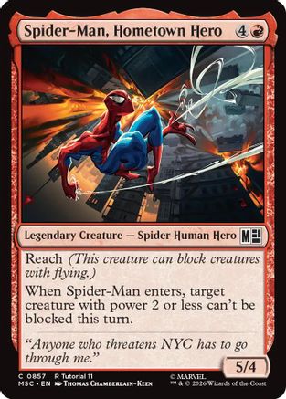 Commander: Marvel Super Heroes Spider-Man, Hometown Hero (0857) #857