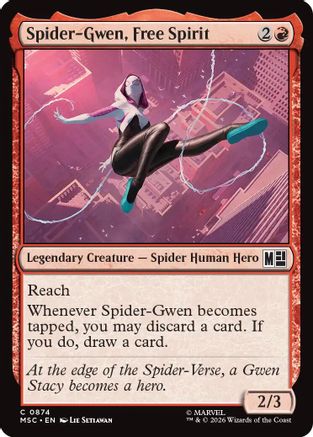 Commander: Marvel Super Heroes Spider-Gwen, Free Spirit #874