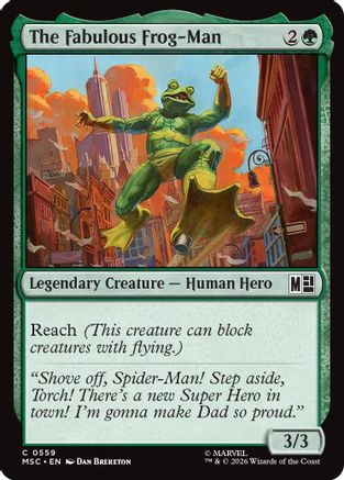 Commander: Marvel Super Heroes The Fabulous Frog-Man #559