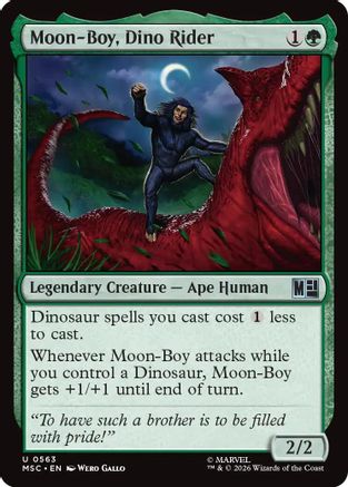 Commander: Marvel Super Heroes Moon-Boy, Dino Rider #563