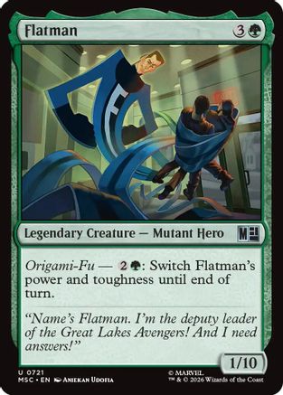 Commander: Marvel Super Heroes Flatman #721