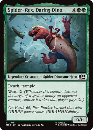 Commander: Marvel Super Heroes Spider-Rex, Daring Dino #818