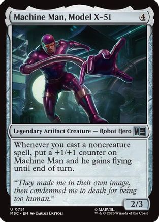 Commander: Marvel Super Heroes Machine Man, Model X-51 #751