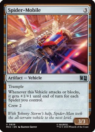 Commander: Marvel Super Heroes Spider-Mobile #826