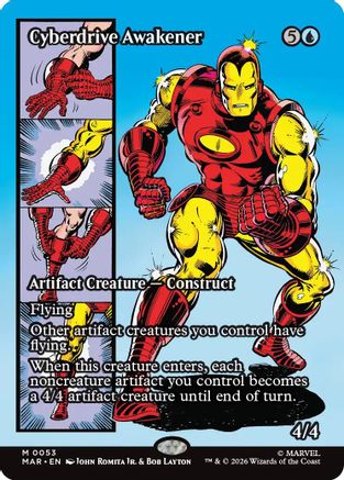 Marvel Universe Eternal-Legal Cyberdrive Awakener (Borderless) #53