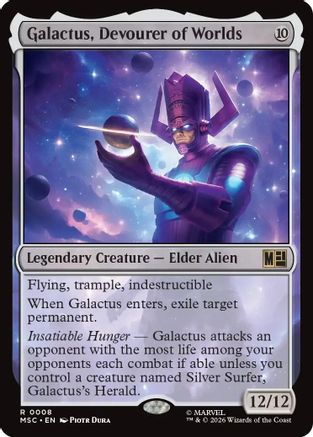 Commander: Marvel Super Heroes Galactus, Devourer of Worlds (Surge Foil) #8