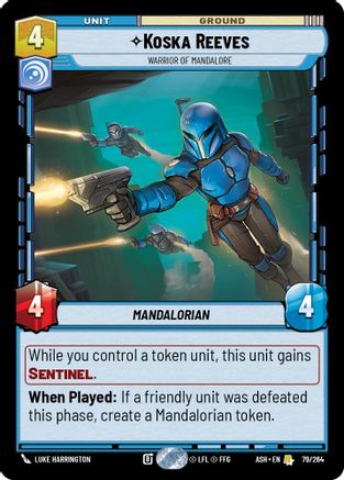 Koska Reeves - Warrior of Mandalore