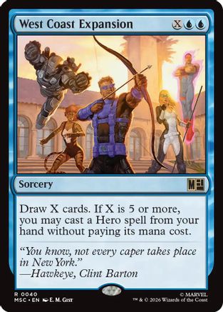 Commander: Marvel Super Heroes West Coast Expansion (Surge Foil) #40