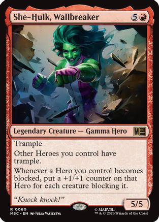 She-Hulk, Wallbreaker (Surge Foil)
