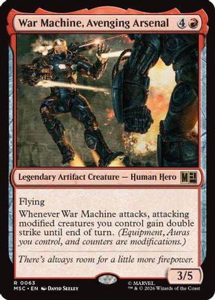 Commander: Marvel Super Heroes War Machine, Avenging Arsenal (Surge Foil) #63