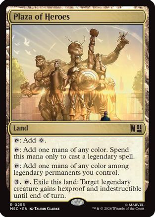 Commander: Marvel Super Heroes Plaza of Heroes (Surge Foil) #255