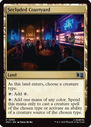 Secluded Courtyard (Surge Foil)