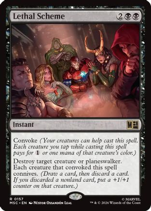 Commander: Marvel Super Heroes Lethal Scheme (Surge Foil) #157
