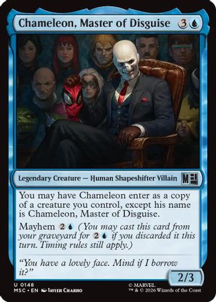 Commander: Marvel Super Heroes Chameleon, Master of Disguise (Surge Foil) #148