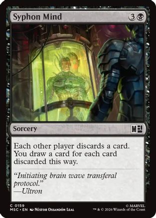 Commander: Marvel Super Heroes Syphon Mind (Surge Foil) #159