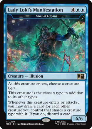 Lady Loki's Manifestation - Titan of Littjara (Surge Foil)