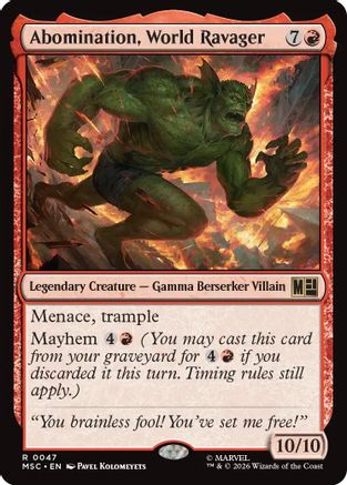 Abomination, World Ravager (Surge Foil)