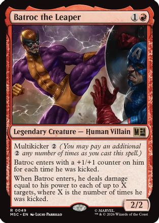 Commander: Marvel Super Heroes Batroc the Leaper #49