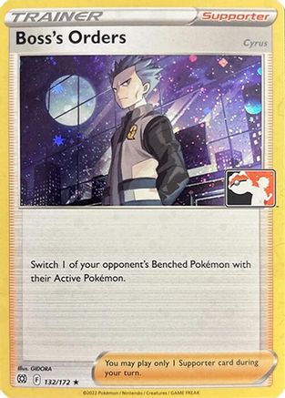 Prize Pack Series Cards Boss's Orders [Cyrus] - 132/172 (Cosmos Holo) #132