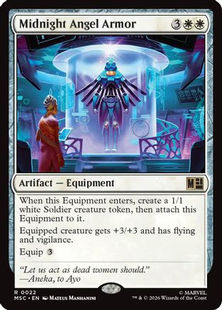 Commander: Marvel Super Heroes Midnight Angel Armor #22
