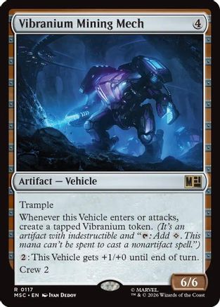 Commander: Marvel Super Heroes Vibranium Mining Mech #117