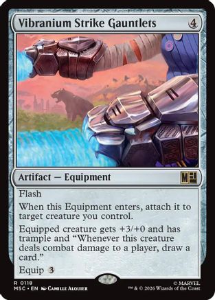Commander: Marvel Super Heroes Vibranium Strike Gauntlets #118