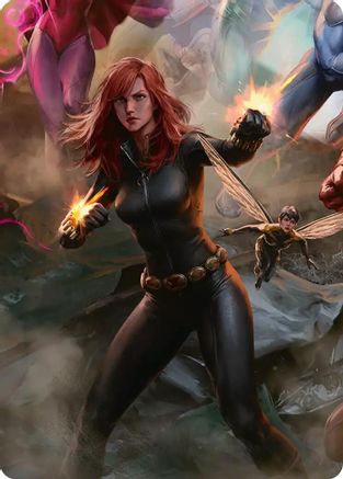 Art Series: Marvel Super Heroes Black Widow, Intel Expert Art Card #4