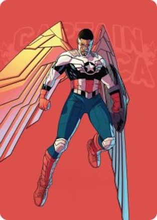 Art Series: Marvel Super Heroes Captain America, Wings of Freedom Art Card (22/45) #22