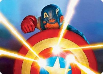 Art Series: Marvel Super Heroes Captain's Defense Art Card #41