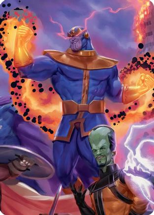 Art Series: Marvel Super Heroes Thanos, Death's Consort Art Card #8