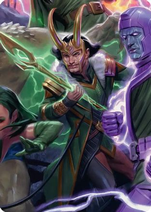 Art Series: Marvel Super Heroes Loki, God of Lies Art Card #12
