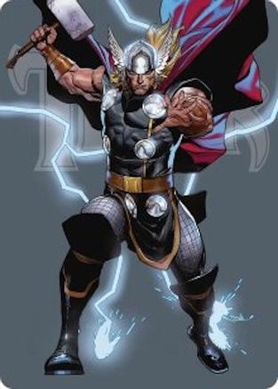 Art Series: Marvel Super Heroes Thor, God of Thunder Art Card #26