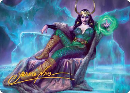 Art Series: Marvel Super Heroes Lady Loki, Agent of Chaos Art Card (Gold-Stamped Signature) #33