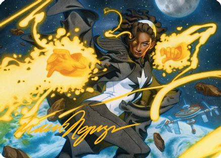 Art Series: Marvel Super Heroes Photon, Mighty Marvel Art Card (Gold-Stamped Signature) #34
