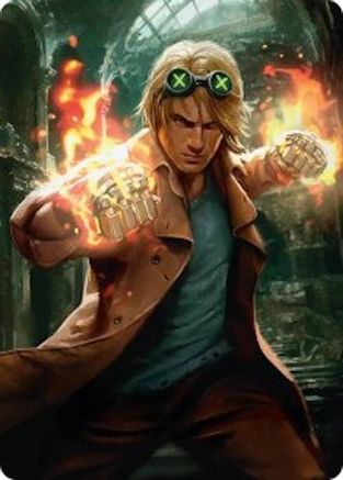 Art Series: Marvel Super Heroes Chase Stein, Runaway Art Card #43