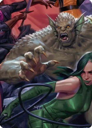 Art Series: Marvel Super Heroes Abomination, Irradiated Brute Art Card #11