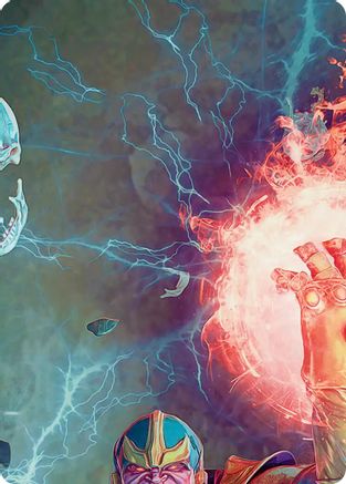 Art Series: Marvel Super Heroes Thanos, the Mad Titan Art Card (2/9) #2