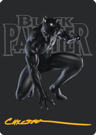 Art Series: Marvel Super Heroes Black Panther, Hope Enduring Art Card (Gold-Stamped Signature) #27